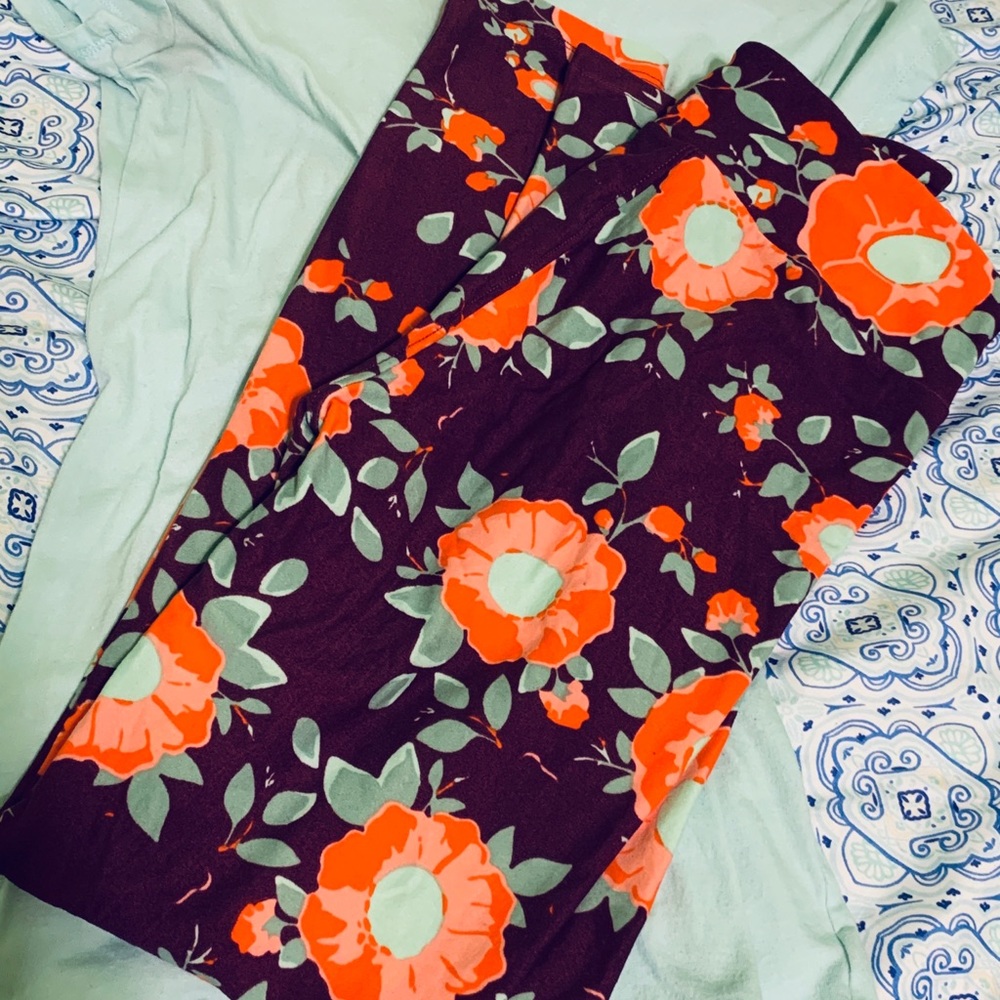 Lularoe leggings floral 🌸